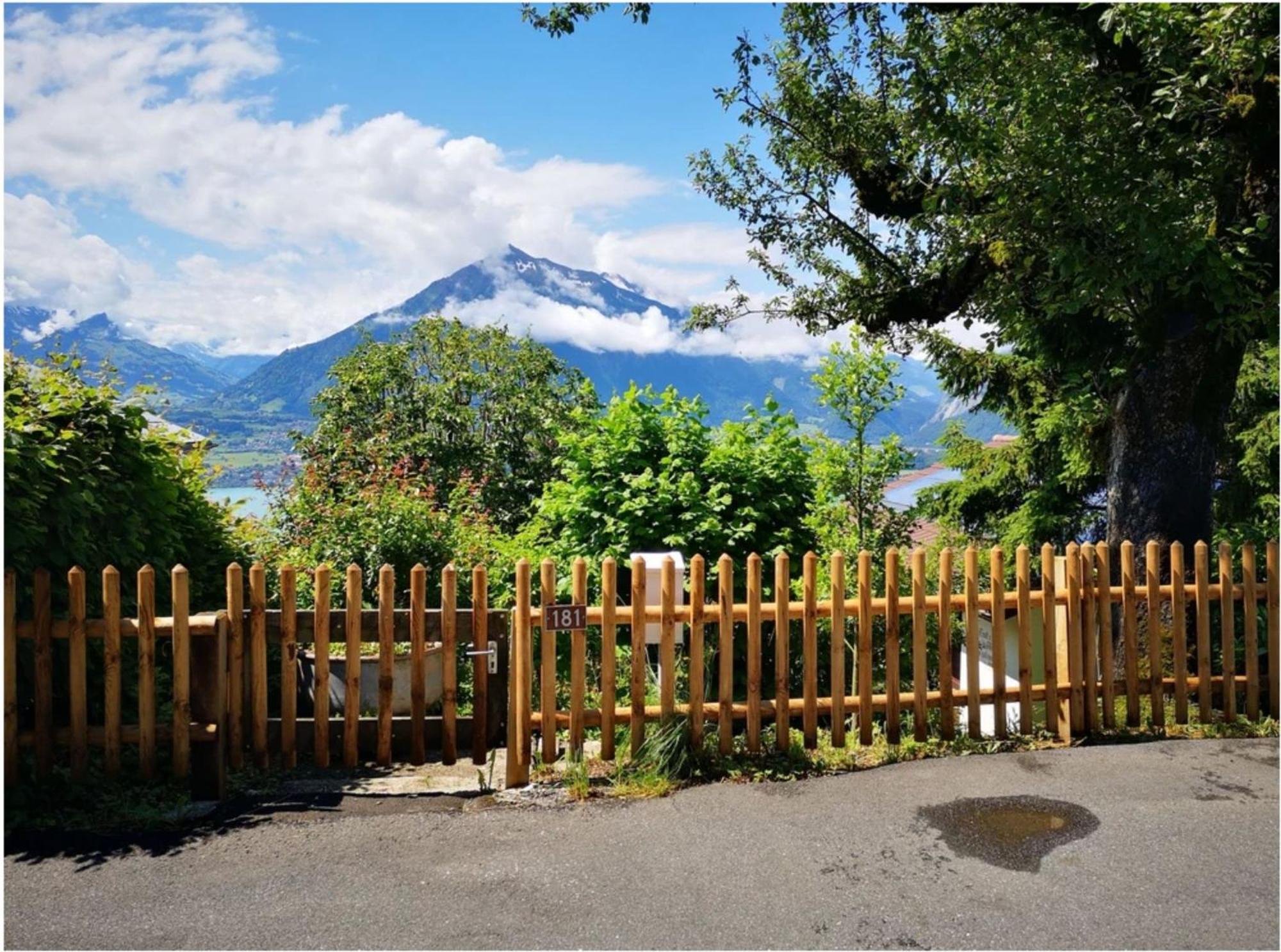 Chalet With View Of The Mountains And The Thun Lake ซิกริซวิล ภายนอก รูปภาพ