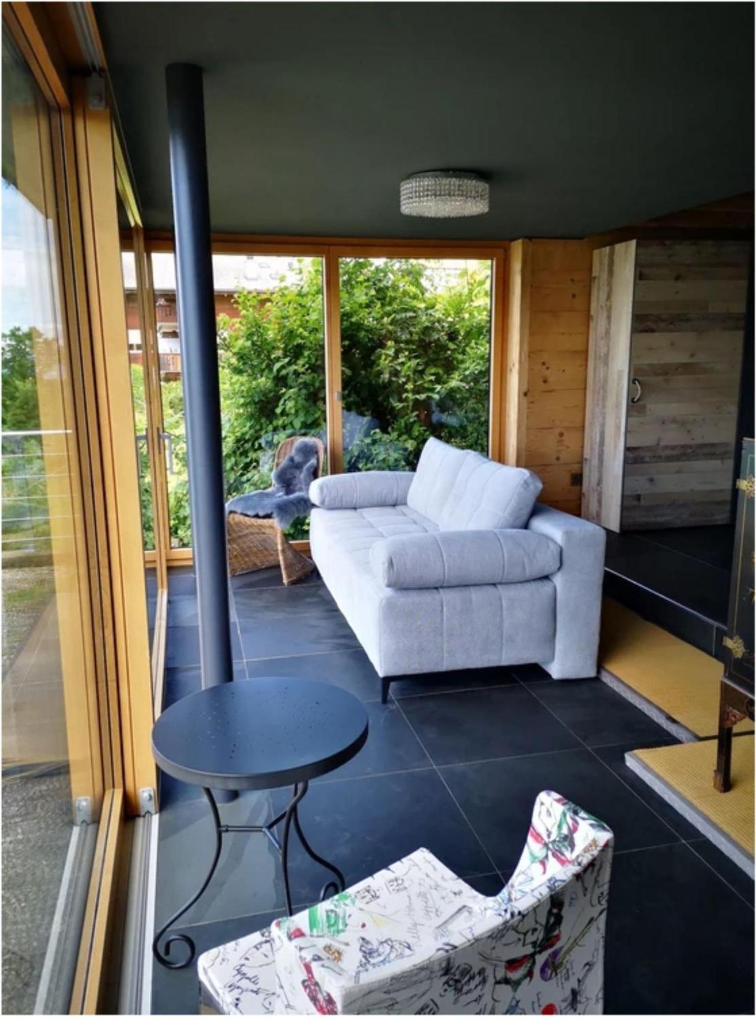 Chalet With View Of The Mountains And The Thun Lake ซิกริซวิล ภายนอก รูปภาพ