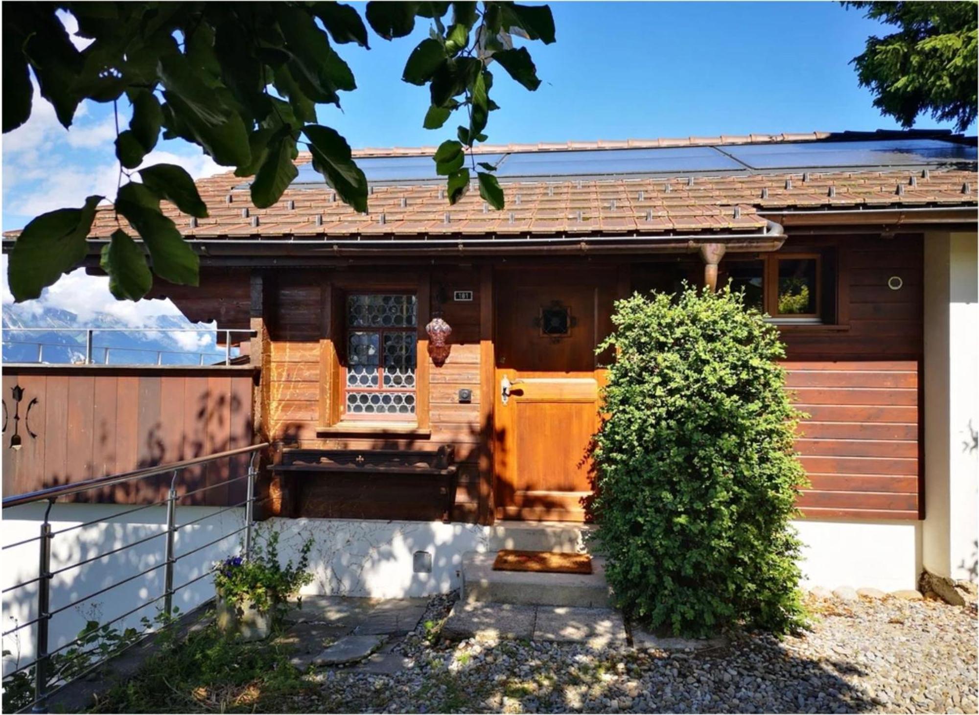 Chalet With View Of The Mountains And The Thun Lake ซิกริซวิล ภายนอก รูปภาพ