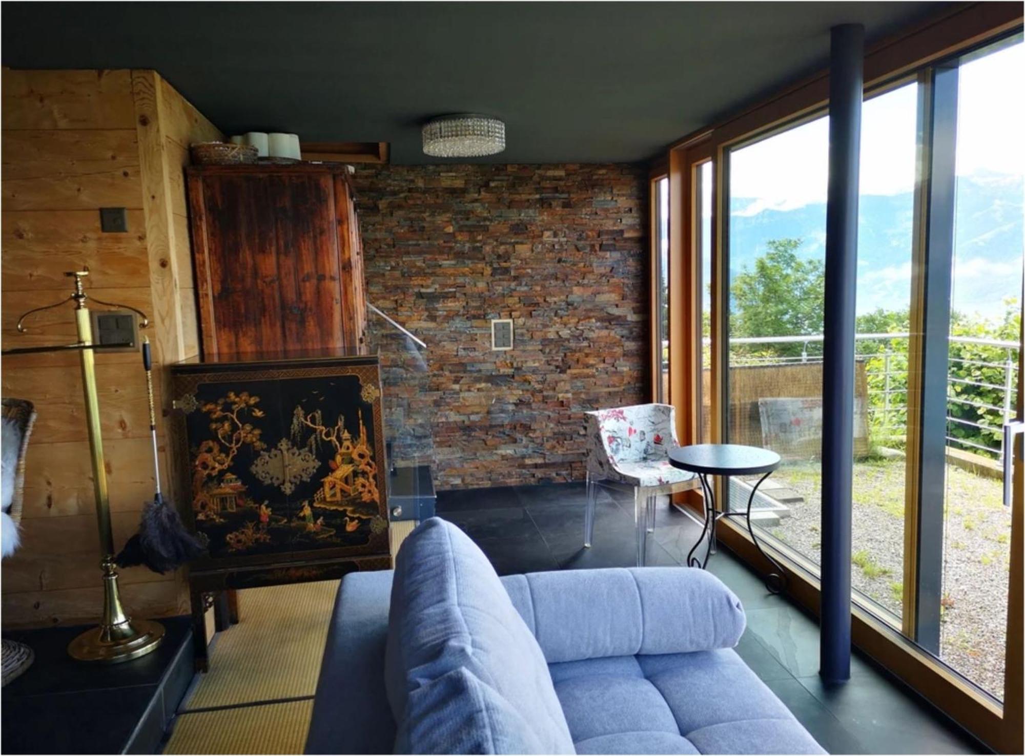 Chalet With View Of The Mountains And The Thun Lake ซิกริซวิล ภายนอก รูปภาพ